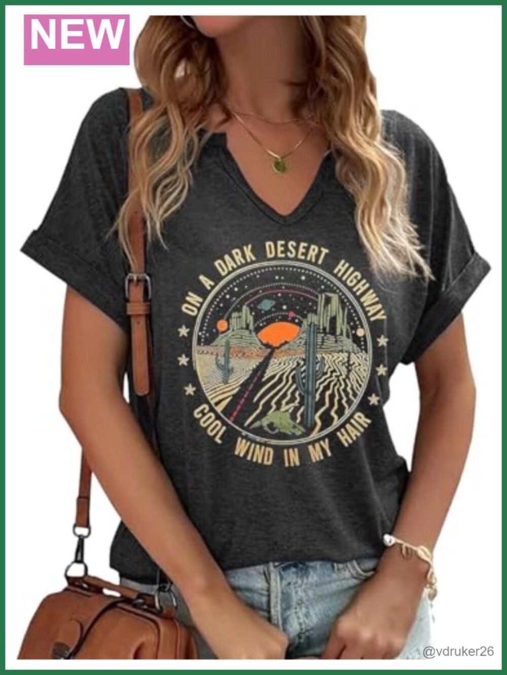 Womens Boho Floral V Neck Short Sleeve Graphic Tee Casual Cottagecore Top